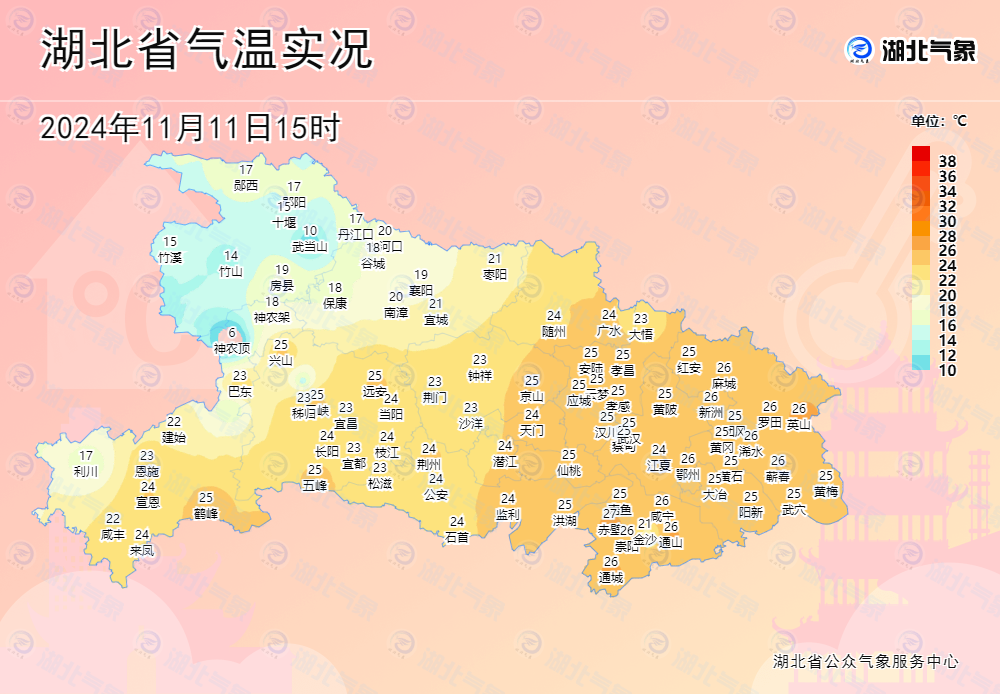 湖北本周末或迎大风降温，阴雨天气持续