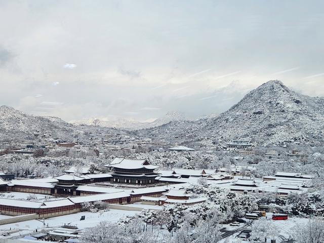 韩国暴雪肆虐，仁川机场数百航班取消，旅客滞留