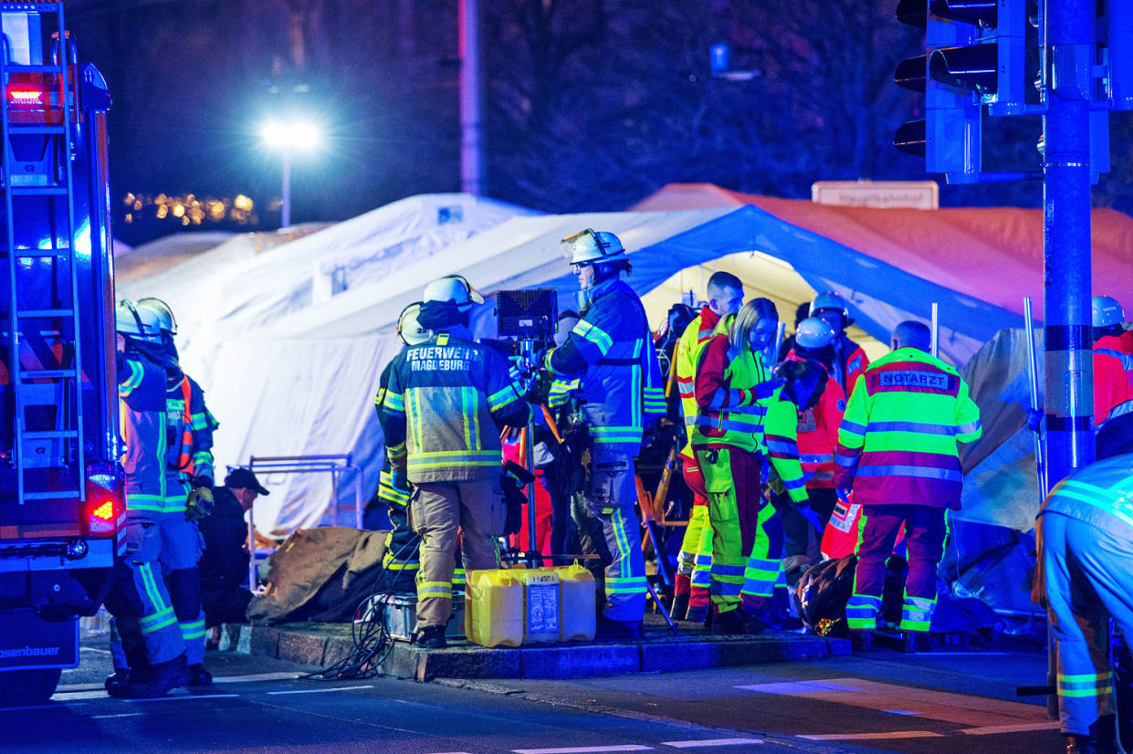 德国马格德堡圣诞市场汽车冲撞事件造成至少两人死亡数十人受伤