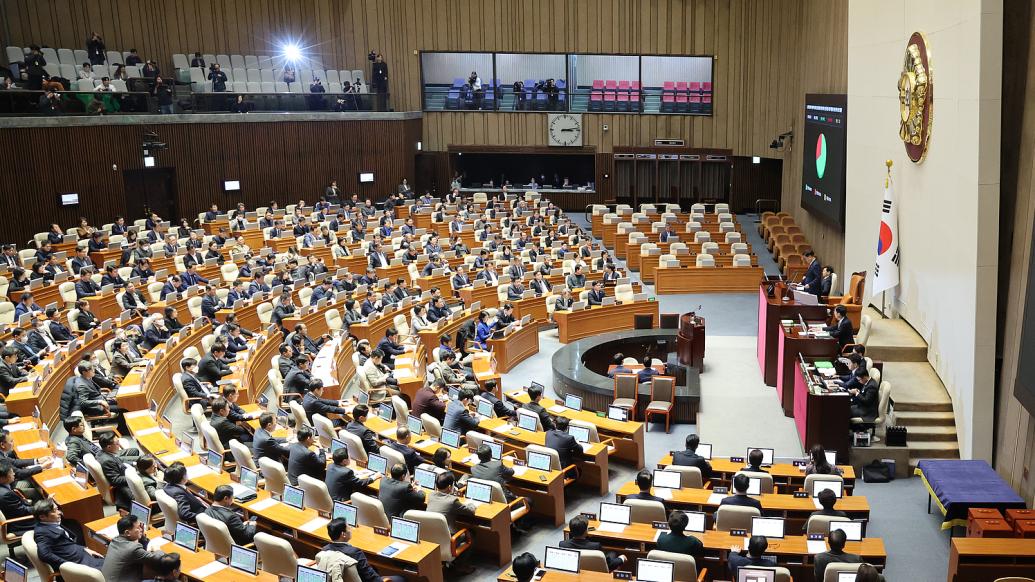 韩国执政党议员7人表决支持弹劾总统尹锡悦